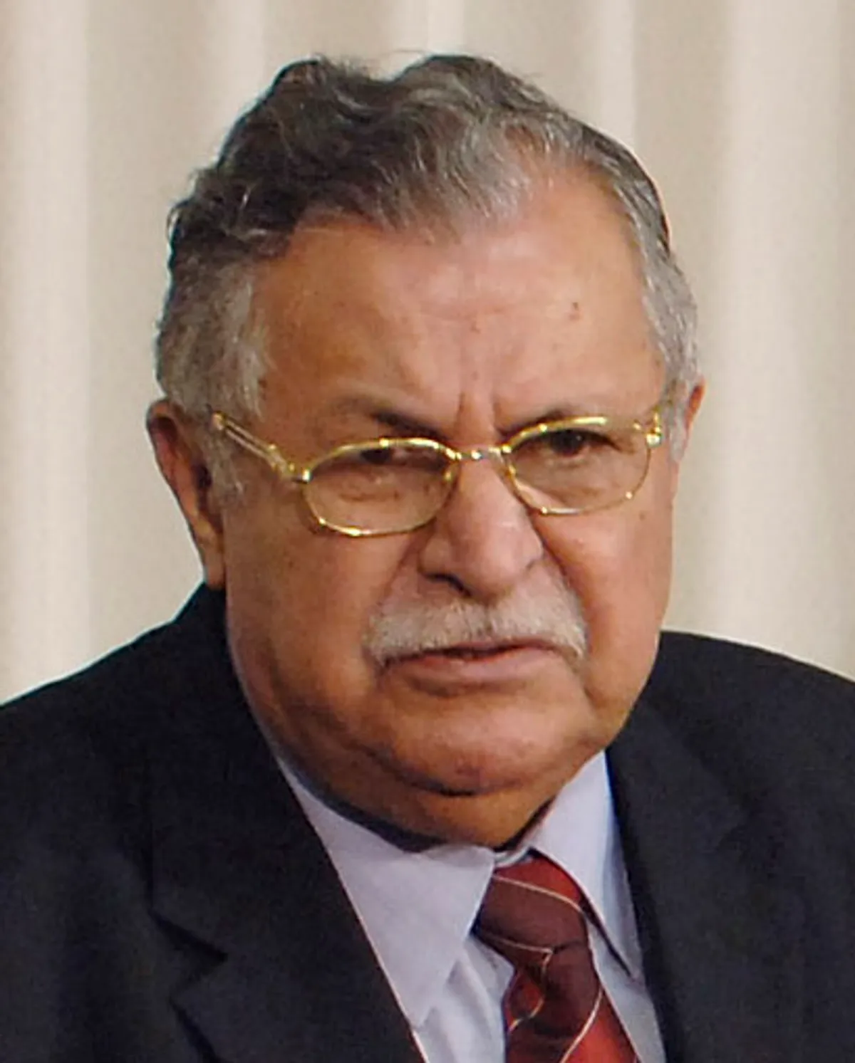 Jalal Talabani portrait